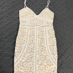 White lace dress